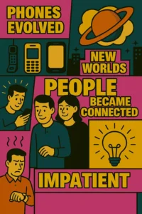 Phones evolved. New worlds are created. People became connected, impatient and inspired