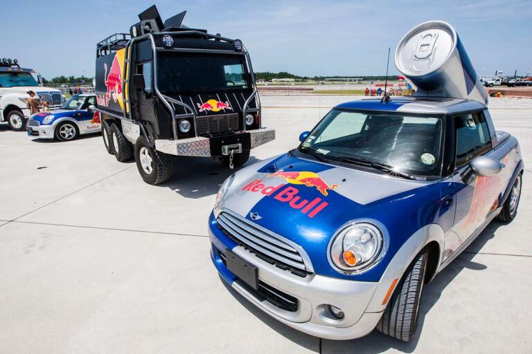 red bull mobile advertising vehicles